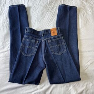 Farrah Vintage 80s Workwear Denim Jeans High Waisted Straight Leg Size 25x32